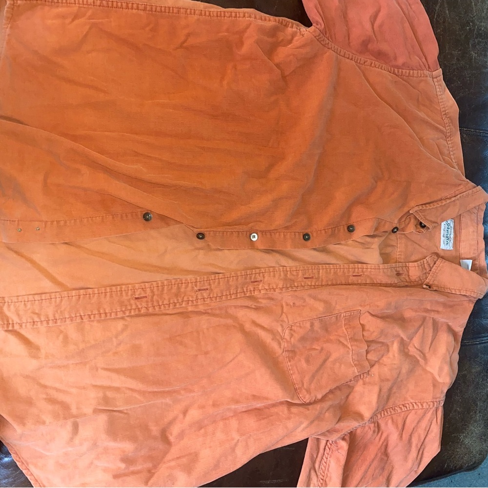 Orange Button Down - image 4